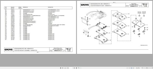 Grove Crane GMK 5130 2 Spare Parts List 3238698A 2.2013 (2)