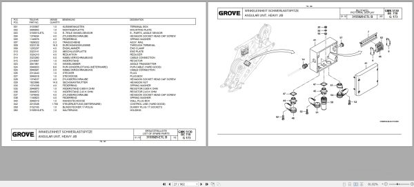 Grove Crane GMK 5130 2 Spare Parts List 3238698B 2013 (2)