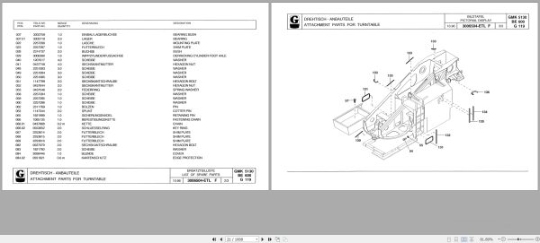 Grove Crane GMK 5130 L Spare Parts List 3007007 1999 (2)
