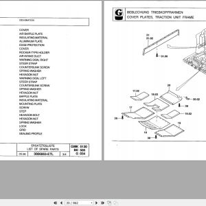 Grove Crane GMK 5130 Spare Parts List 3005115 1996 (2)
