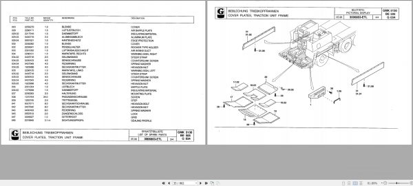 Grove Crane GMK 5130 Spare Parts List 3005115 1996 (2)
