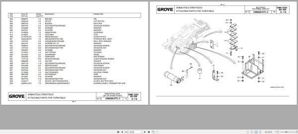 Grove Crane GMK 5220 Spare Parts List 3179590C 2015 (2)