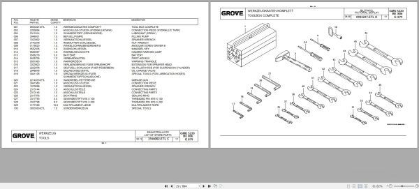 Grove Crane GMK 5220 Spare Parts List 3179590T 2012 (2)