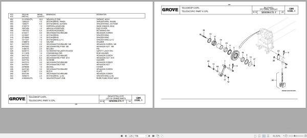 Grove Crane GMK 6300L 1 Spare Parts List 4170798 2018 (2)