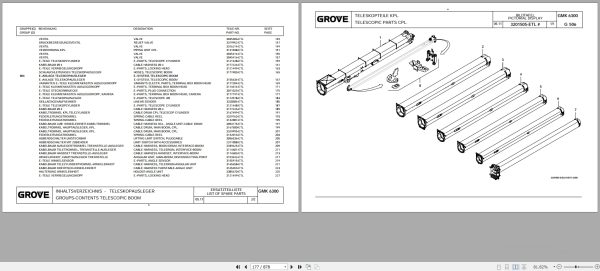 Grove Crane GMK 6300L Spare Parts List 3206258B 2011 (2)