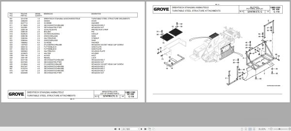 Grove Crane GMK 6300L Spare Parts List 3206258BT 2014 (2)