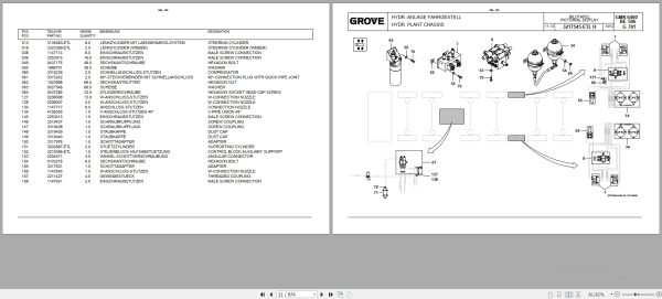 Grove Crane GMK 6400 Spare Parts List 3206250B 2013 (2)