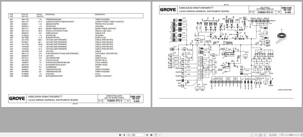 Grove Crane GMK 6400 Spare Parts List 3273754BC 2015 (2)