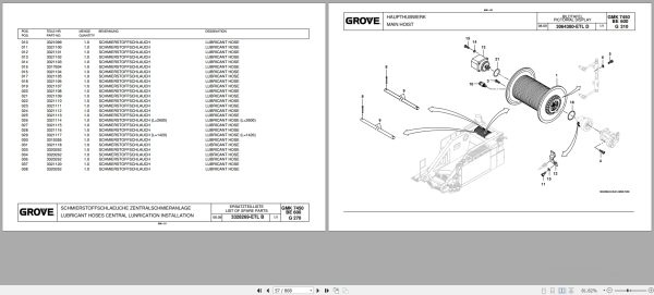 Grove Crane GMK 7450 Spare Parts List 3183750D 2013 (2)