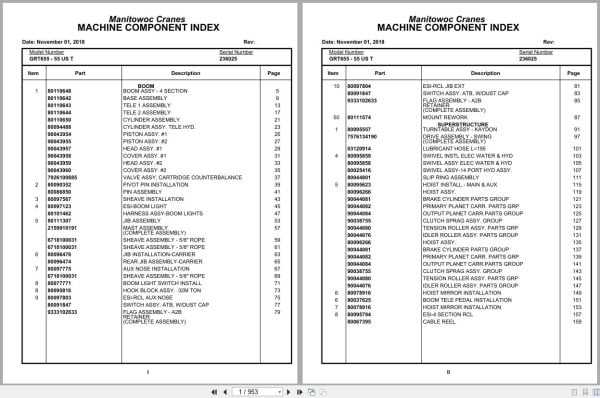 Grove Crane GRT655   55US T 236025 Parts Manual 2018 (1)
