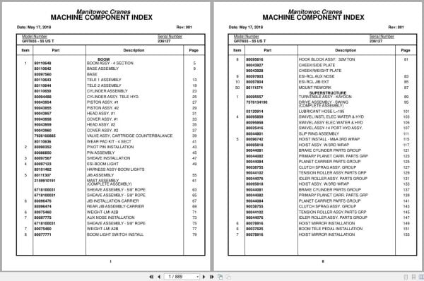 Grove Crane GRT655   55US T 236127 Parts Manual 2018 (1)