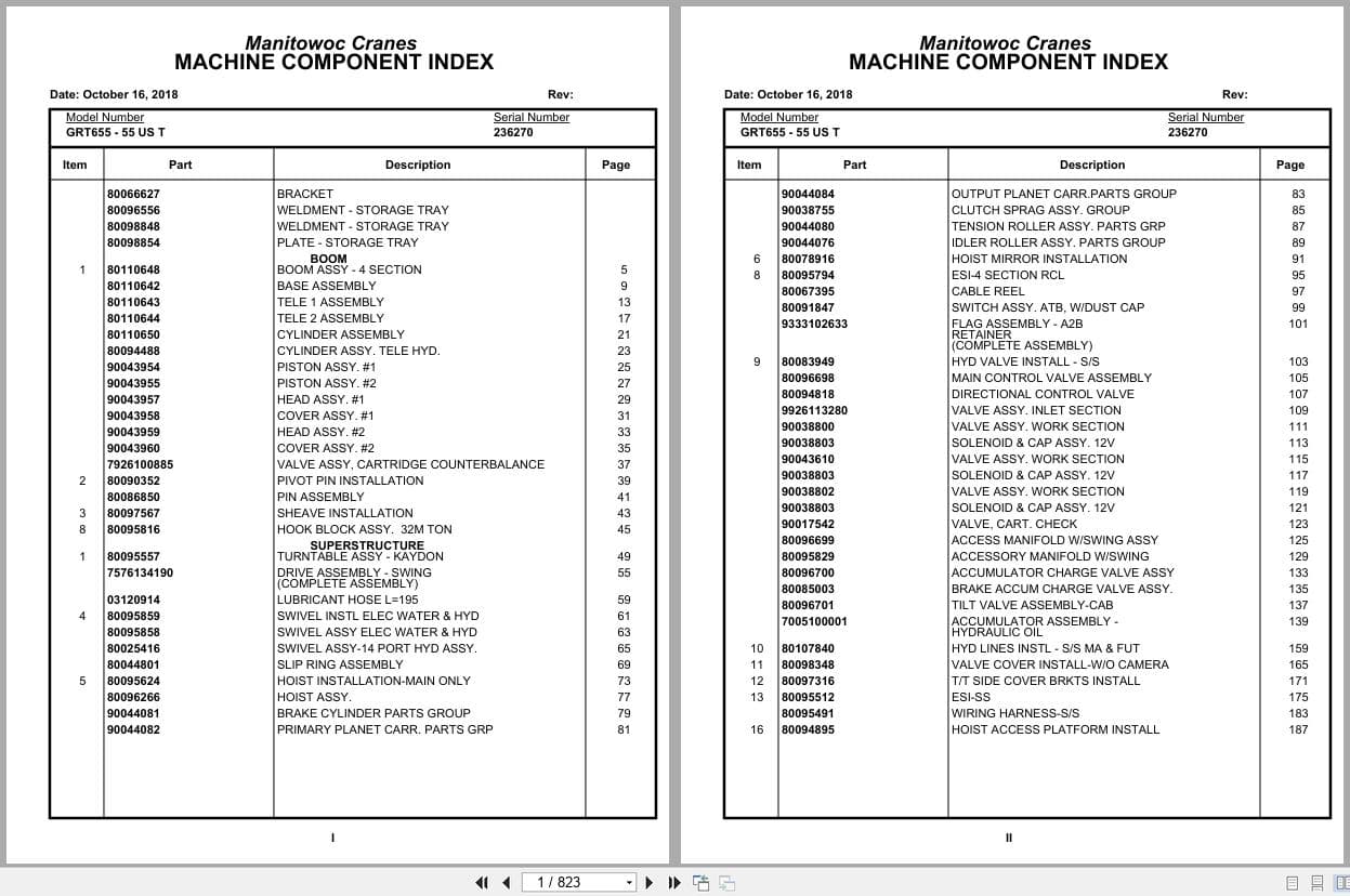 Grove Crane GRT655   55US T 236270 Parts Manual 2018 (1)