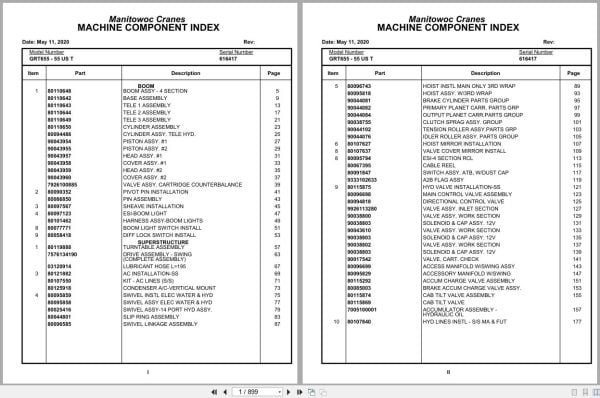 Grove Crane GRT655   55US T 616417 Parts Manual 2020 (1)
