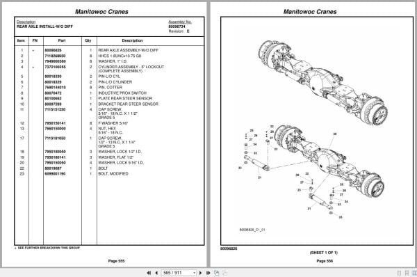 Grove Crane GRT655L   55US 236144 Parts Manual 2018 (2)