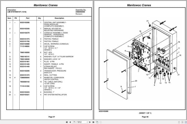 Grove Crane RT500C 220197 Parts Manual 2014 (2)