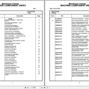 Grove Crane RT500C 77355 Parts Manual 2016 (1)