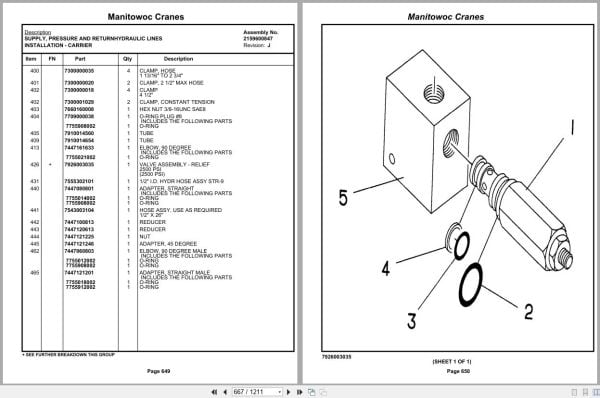 Grove Crane RT500D 86871 Parts Manual 2022 (2)