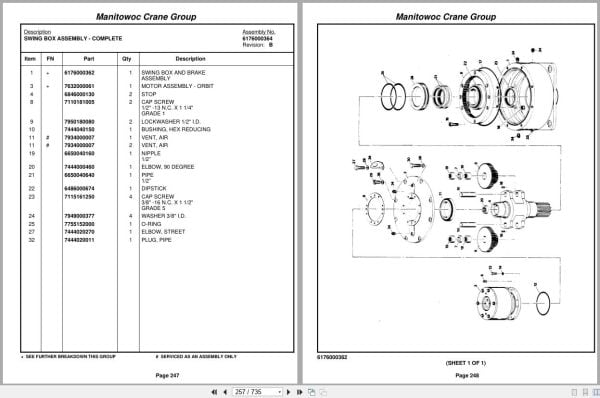 Grove Crane RT522 68764 Parts Manual 2005 (2)