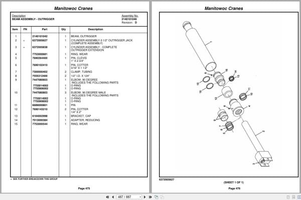 Grove Crane RT522B 220059 Parts Manual 2014 (2)