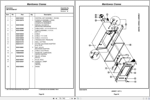 Grove Crane RT522B 220638 Parts Manual 2014 (2)