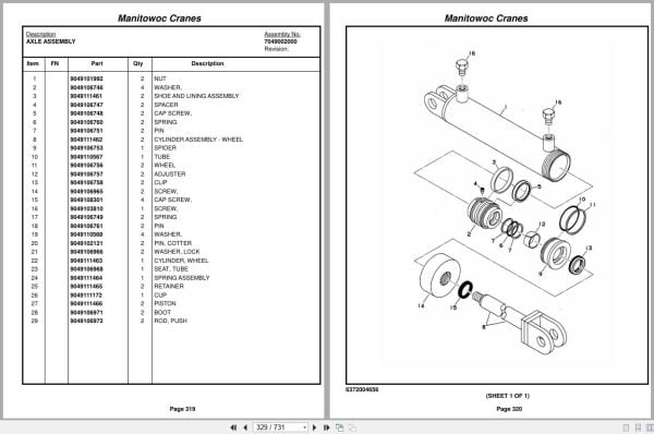 Grove Crane RT522B 220645 Parts Manual 2014 (2)