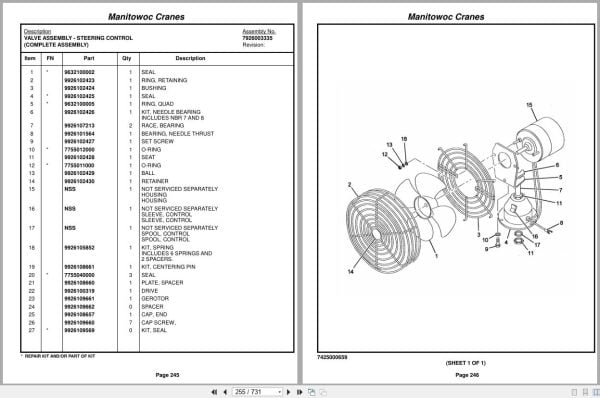 Grove Crane RT522B 220750 Parts Manual 2014 (2)
