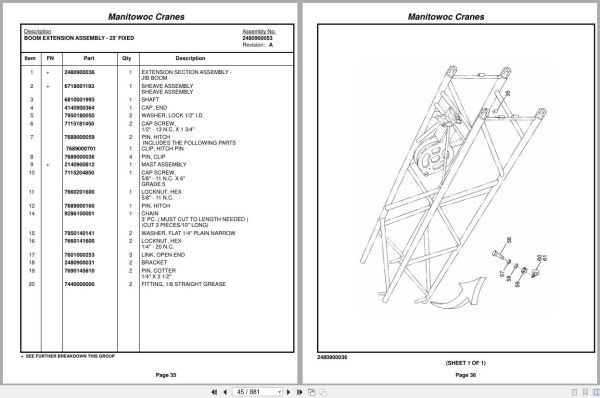 Grove Crane RT522B 220955 Parts Manual 2014 (2)