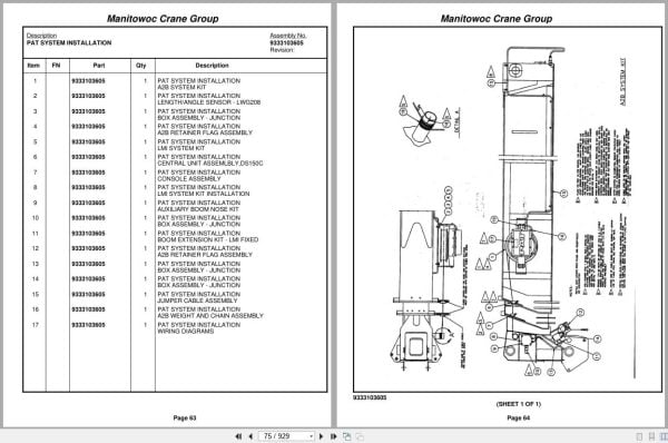 Grove Crane RT522B 87336 Parts Manual 2006 (2)