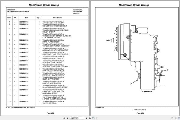 Grove Crane RT522B 87505 Parts Manual 2004 (2)
