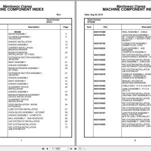 Grove Crane RT522B 87613 Parts Manual 2016 (1)