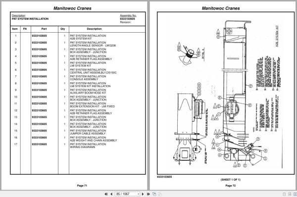 Grove Crane RT522B 87613 Parts Manual 2016 (2)