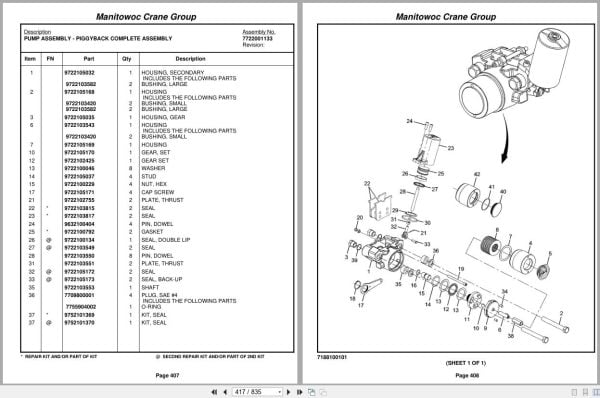 Grove Crane RT525E 225777 Parts Manual 2006 (2)