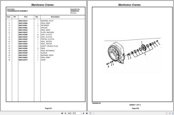 Grove Crane RT528C 220161 Parts Manual 2014 (2)