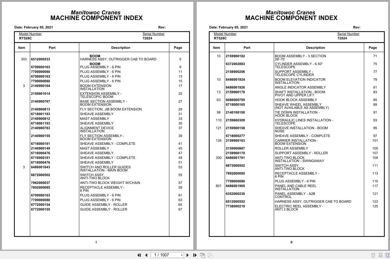 Grove Crane RT528C 72024 Parts Manual 2021 (1)