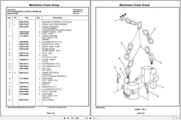 Grove Crane RT528C 72239 Parts Manual 2005 (2)