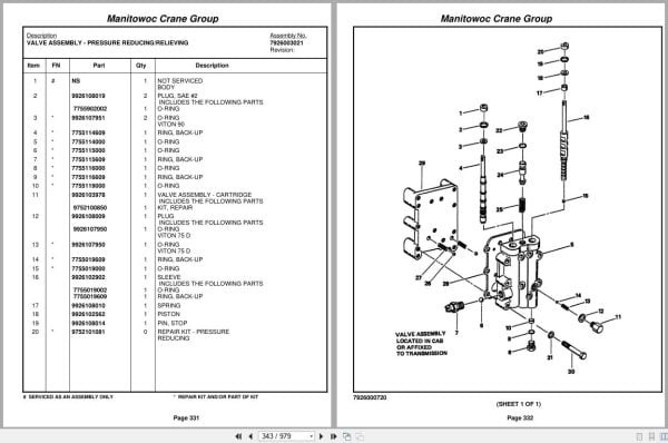 Grove Crane RT528C 73659 Parts Manual 2005 (2)