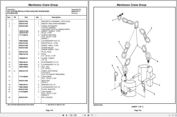 Grove Crane RT528C 73993 Parts Manual 2006 (2)