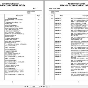 Grove Crane RT528C 76245 Parts Manual 2009 (1)
