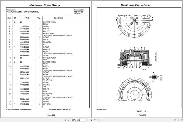 Grove Crane RT528C 76727 Parts Manual 2005 (2)