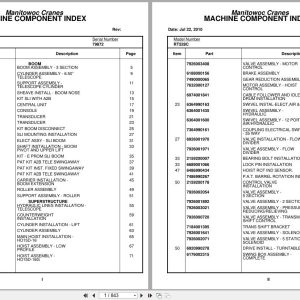 Grove Crane RT528C 79872 Parts Manual 2010 (1)