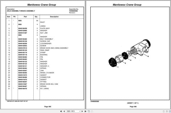 Grove Crane RT528C 79995 Parts Manual 2008 (2)