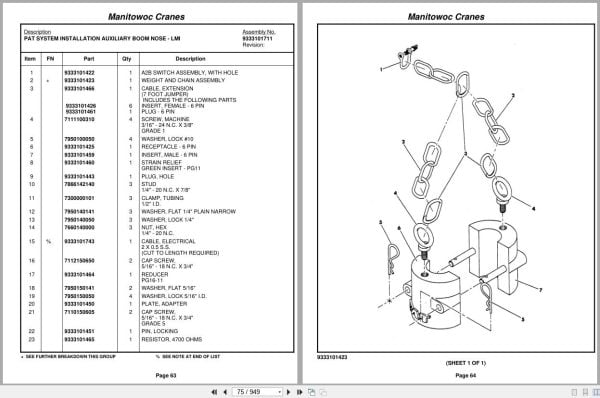 Grove Crane RT528C 81569 Parts Manual 2012 (2)