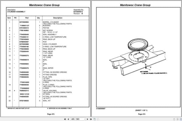 Grove Crane RT528C 82856 Parts Manual 2008 (2)