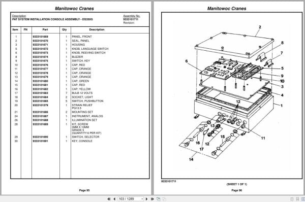 Grove Crane RT528C 83337 Parts Manual 2015 (2)