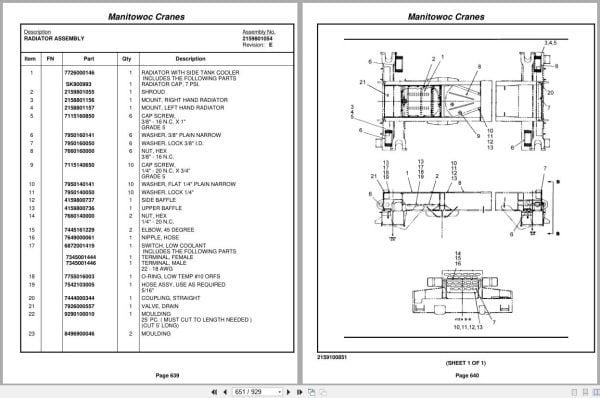 Grove Crane RT528C 86864 Parts Manual 2011 (2)
