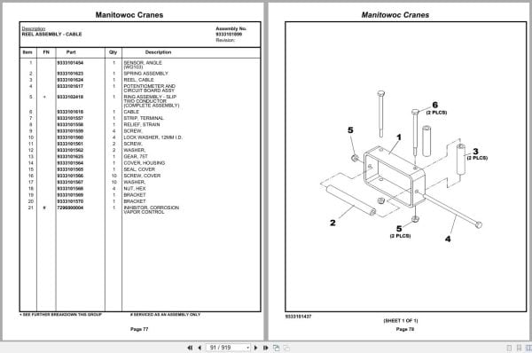 Grove Crane RT530D 81520 Parts Manual 2020 (2)