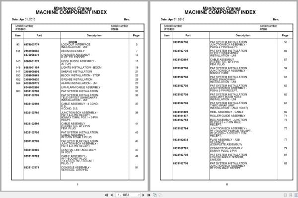 Grove Crane RT530D 82286 Parts Manual 2010 (1)