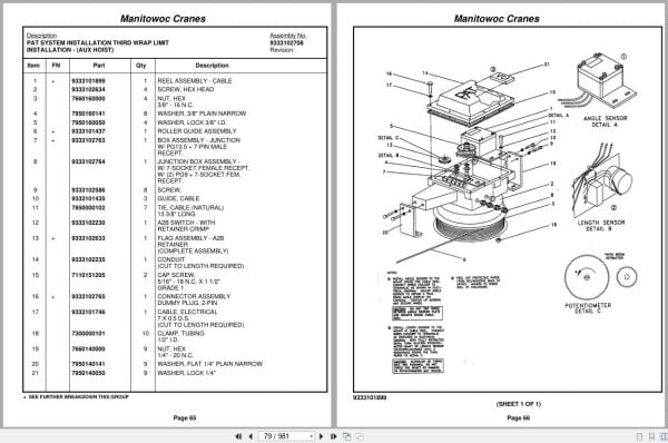 Grove Crane RT530D 83789 Parts Manual 2010 (2)