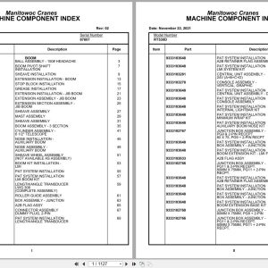 Grove Crane RT530D 87607 Parts Manual 2021 (1)