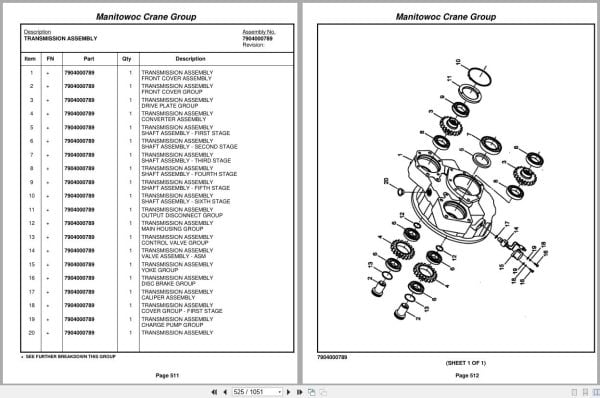 Grove Crane RT530D 87692 Parts Manual 2005 (2)